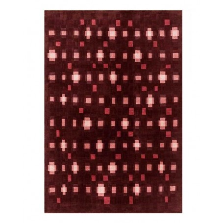 tappeto moderno GAN rug Echo Red