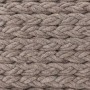 tappeto moderno GAN rug Trenzas Circular Taupe