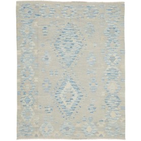 Tappeto Kilim Afghanistan 152x196 Grigio Blu Ci