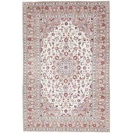 Kashan 200x295 Cm Kashan, Persia, Lana Cardata A Mano