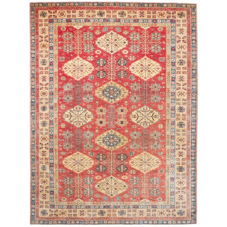 Tappeto Kazak Fine Pakistan 274x374 Rosso Terra