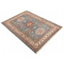 Tappeto Kazak Fine Pakistan 121x170 Blu Petroli