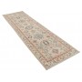 Tappeto Kazak Afghanistan 83x292 Beige Azzurro