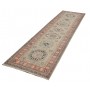 Tappeto Kazak Afghanistan 83x300 Beige Blu