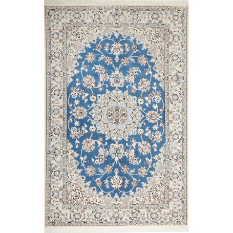 Nain 9la 137x214 Cm Nain 9la, Persia, Lana Cardata A Mano E