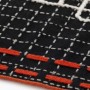 tappeto moderno GAN rug Bandas Single D Black