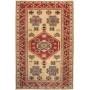 Tappeto Kazak Fine Pakistan 102x155 Beige Rosso