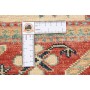 Tappeto Kazak Fine Pakistan 102x155 Beige Rosso
