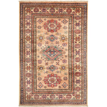 Tappeto Kazak Fine Pakistan 95x148 Beige Terrac