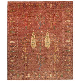 Tappeto Shahi Pakistan 247x295 Terracotta Verde