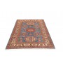 Tappeto Kazak Fine Pakistan 118x171 Blu Rosso C