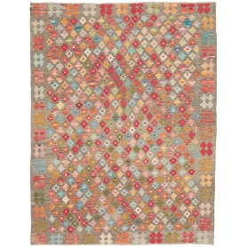 Tappeto Kilim Afghanistan 150x198 Grigio Terra
