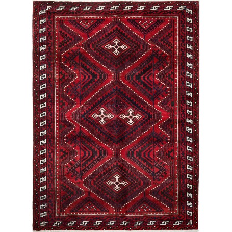Tappeto Lori Persia 213x295 Rosso Scuro Blu Not