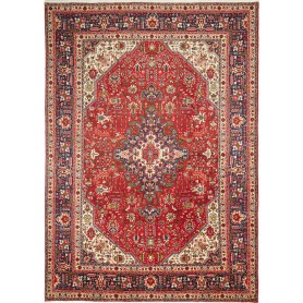 Tabriz 204x286 Cm Tabriz, Persia, Lana Cardata A Mano