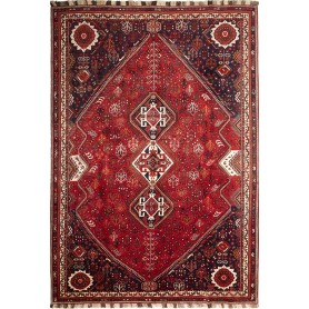 227x328 Cm Tappeto Persiano Tribale, Annodato A Mano