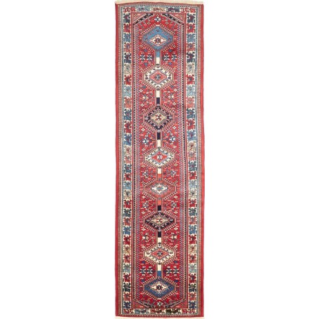 Yalameh 82x304 Cm Yalameh, Persia, Lana Cardata A Mano