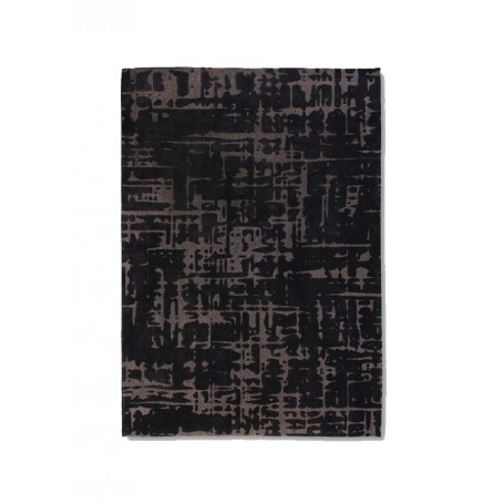 tappeto moderno Louis De Poortere Baobab Black Water 9200