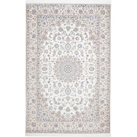 Tappeto Nain 6la Persia 153x237 Bianco Crema Bl