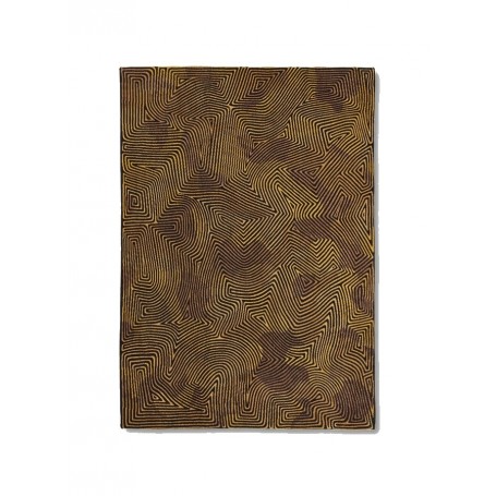 tappeto moderno Louis De Poortere Coral Black Gold 9227