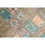 Tappeto Ghom Seta Persia 56x90 Turchese Beige O