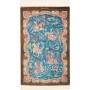 Tappeto Ghom Seta Persia 58x90 Azzurro Turchese