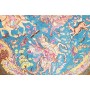 Tappeto Ghom Seta Persia 58x90 Azzurro Turchese