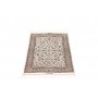 Tappeto Ghom Seta Persia 58x83 Avorio Blu Pesca