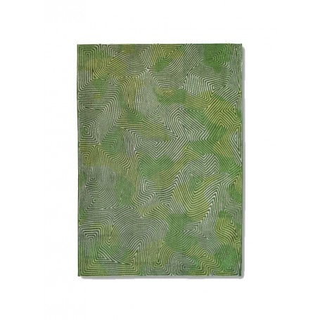 tappeto moderno Louis De Poortere Coral Tropical Green 9231