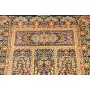 Tappeto Ghom Seta Persia 57x97 Blu Notte Oro An