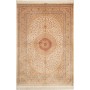 Tappeto Ghom Seta Persia 161x237 Crema Oro Ross