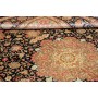 Tappeto Ghom Seta Persia 136x192 Blu Navy Oro B