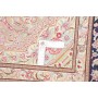 Tappeto Ghom Seta Persia 136x192 Blu Navy Oro B