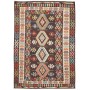 Tappeto Kilim Afghanistan 206x293 Marrone Scuro