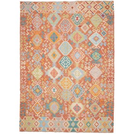 Tappeto Kilim Afghanistan 213x291 Terracotta Mu