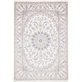Tappeto Kashan Persia 197x300 Bianco Crema Beig