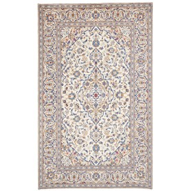 Tappeto Kashan Persia 198x297 Avorio Blu Oro Ro