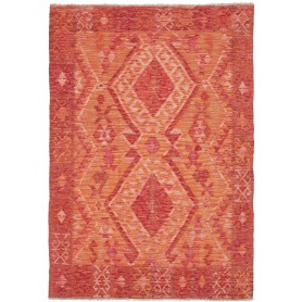 Tappeto Kilim Afghanistan 128x185 Arancio Rosso