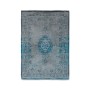 tappeto moderno Louis De Poortere Fading World Grey Turquoise 8255