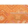 Tappeto Kilim Afghanistan 103x150 Arancione Ros