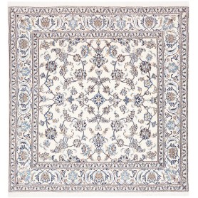Tappeto Nain Kashmar Persia 198x200 Bianco Crem