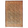 Tappeto Ghom Seta Persia 135x203 Nero Oro Marro