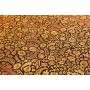 Tappeto Ghom Seta Persia 135x203 Nero Oro Marro