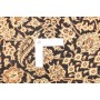Tappeto Ghom Seta Persia 135x203 Nero Oro Marro