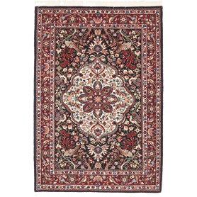Tappeto Ilaam Persia 107x154 Rosso Bordeaux Ner