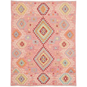 Tappeto Kilim Afghanistan 151x195 Rosa Chiaro A