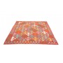 Tappeto Kilim Afghanistan 156x193 Rosso Terraco