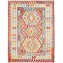 Tappeto Kilim Afghanistan 147x194 Rosso Terraco