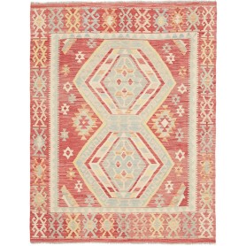 Tappeto Kilim Afghanistan 151x197 Rosso Terraco