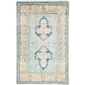 Tappeto Originale Kazak Afghanistan 61x96 Azzur