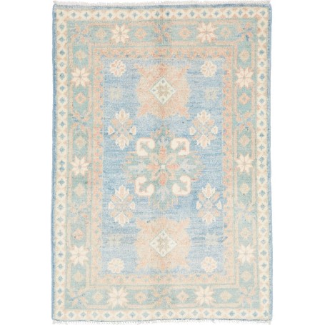 Tappeto Originale Kazak Afghanistan 61x87 Azzur